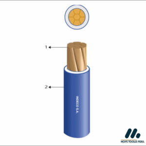 CABLE NH-90 750V LIBRE HALOGENO 2.5MM2 AZUL FREETOX- INDECO