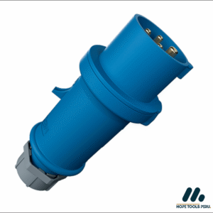 ENCHUFE INDUSTRIAL AEREO 2P+T 16A 230V AZUL 6H IP44 510 - MENNEKE